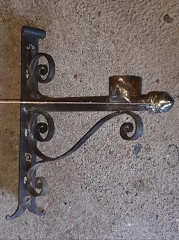 Console voor oude gaslamp